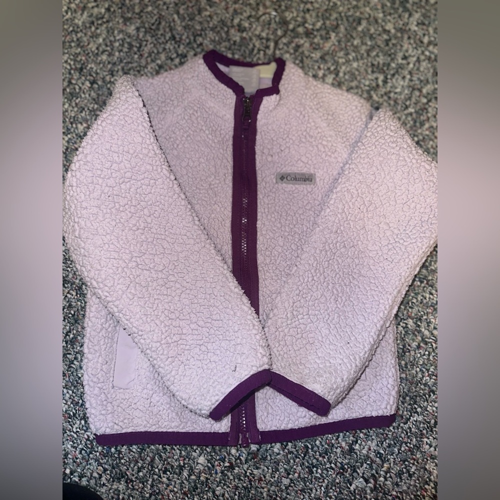 Columbia Purple Puffer Jacket Cozy Outdoor Essential